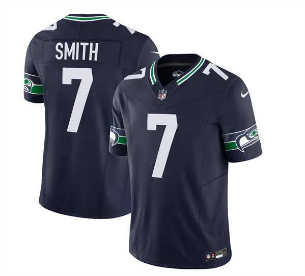 Men & Women & Youth Seattle Seahawks #7 Geno Smith 2023 F.U.S.E. Navy Limited JerseyMens Seattle Seahawks #7 Geno Smith 2023 F.U.S.E. Navy Limited Football Stitched Jersey->seattle seahawks->NFL Jersey